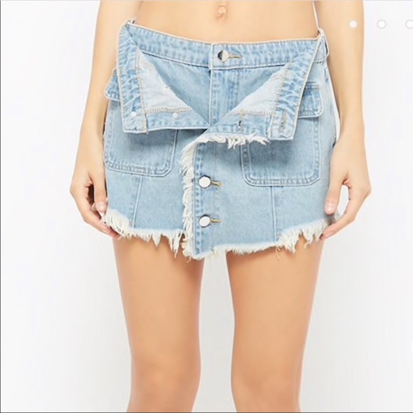 Forever 21 Pants - FOREVER 21 NWOT button fly denim skort